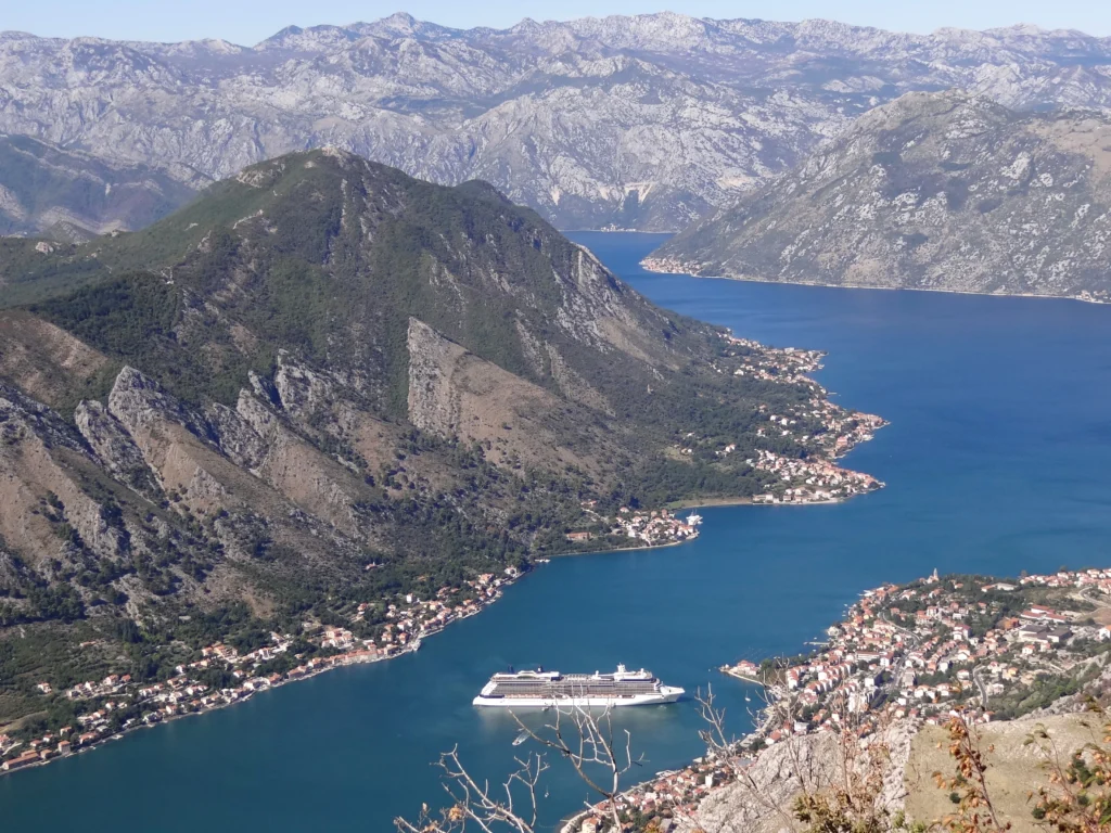 View over Bay of Kotor Montenegro 04